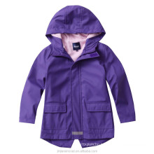 Customization Kids Girls and Boys Soft Rain Jacket Children Clothes Custom Rain Jacket